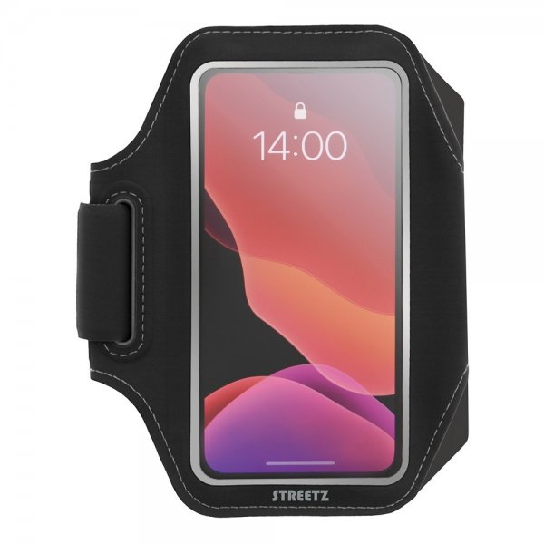 Streetz Armbånd Reflective Sports Armband Slim Svart