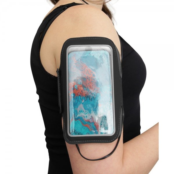 Streetz Armbånd Reflective Sports Armband Slim Svart