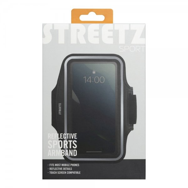 Streetz Armbånd Reflective Sports Armband Svart