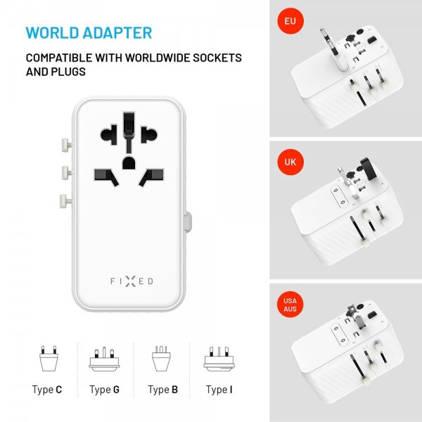 Fixed Lader Voyager World Adapter 120W