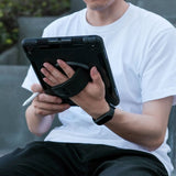 Armor-X Lenovo Tab P11 Pro (2nd gen) TB132 TB138 Deksel Rainproof Rugged Case Hand Strap Kickstand
