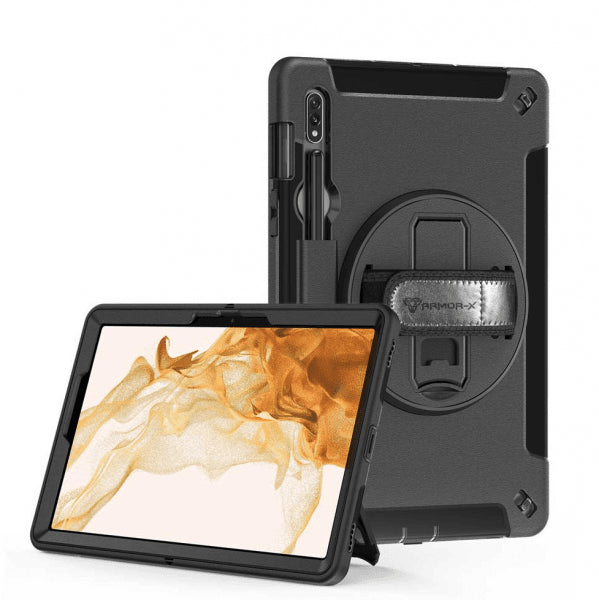 Armor-X Samsung Galaxy Tab S8 Deksel RIN Shock & Rainproof Case