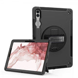 Armor-X Samsung Galaxy Tab S9 Plus Deksel Rainproof Rugged Case Hand Strap Kickstand