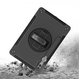 Armor-X Samsung Galaxy Tab S9 Plus Deksel Rainproof Rugged Case Hand Strap Kickstand