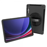 Armor-X Samsung Galaxy Tab S9 Ultra Deksel Rainproof Rugged Case Hand Strap Kickstand