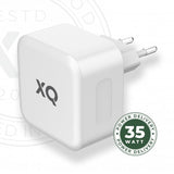 Xqisit Lader 35W 2xUSB-C GaN Wall Charger