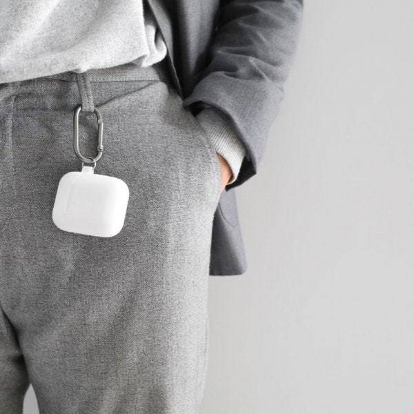 KeyBudz AirPods (1/2) Deksel PodSkinz KeyChain Series HHvit