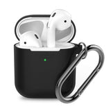 KeyBudz AirPods (1/2) Deksel PodSkinz KeyChain Series Svart
