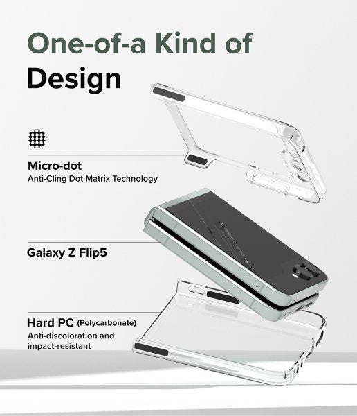 Ringke Samsung Galaxy Z Flip 5 Deksel Slim Clear