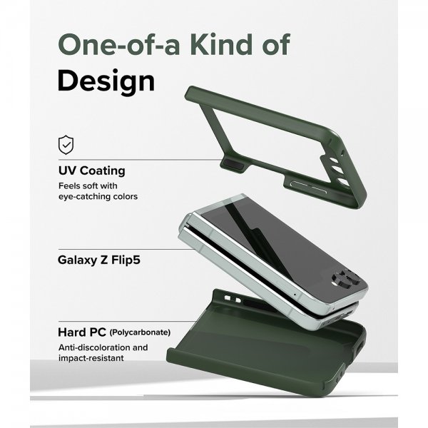 Ringke Samsung Galaxy Z Flip 5 Deksel Slim Dark Green