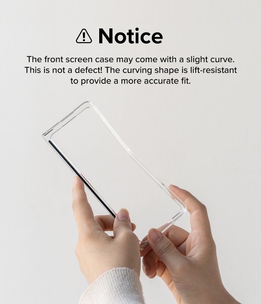 Ringke Samsung Galaxy Z Fold 5 Deksel Slim Clear
