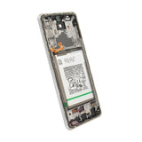 Samsung Samsung A72 4G Skjerm med LCD Display + Originalt batteri - Hvit