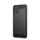 Mofi Samsung Galaxy A02s Deksel Børstet Karbonfibertekstur Svart