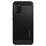 Spigen Samsung Galaxy A02s Deksel Rugged Armor Matte Black