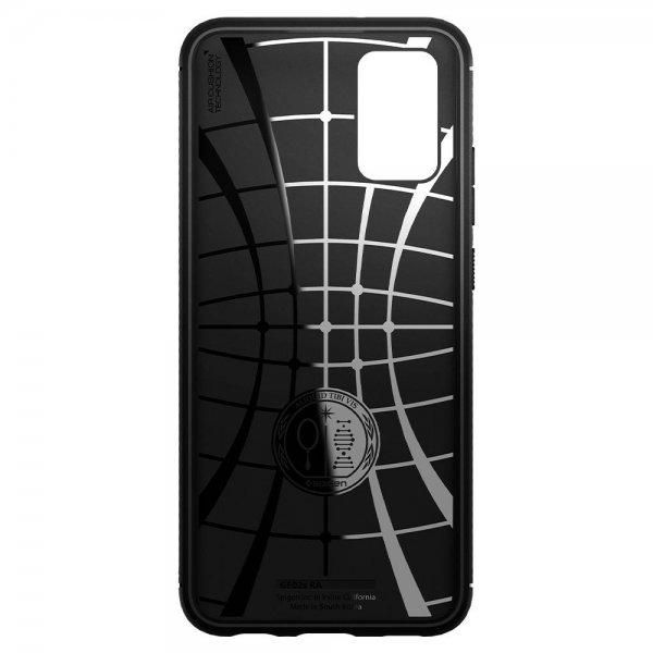 Spigen Samsung Galaxy A02s Deksel Rugged Armor Matte Black