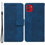 Samsung Galaxy A03 Etui Mønster Blå