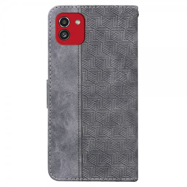 Samsung Galaxy A03 Etui Mønster Grå