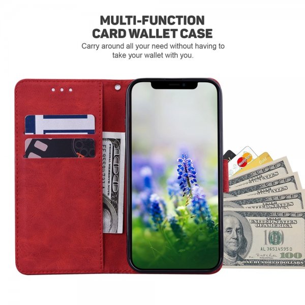 Samsung Galaxy A03 Etui Mønster Rød