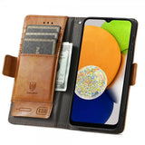 Samsung Galaxy A03 Etui Stripe Brun