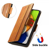 Samsung Galaxy A03 Etui Stripe Brun