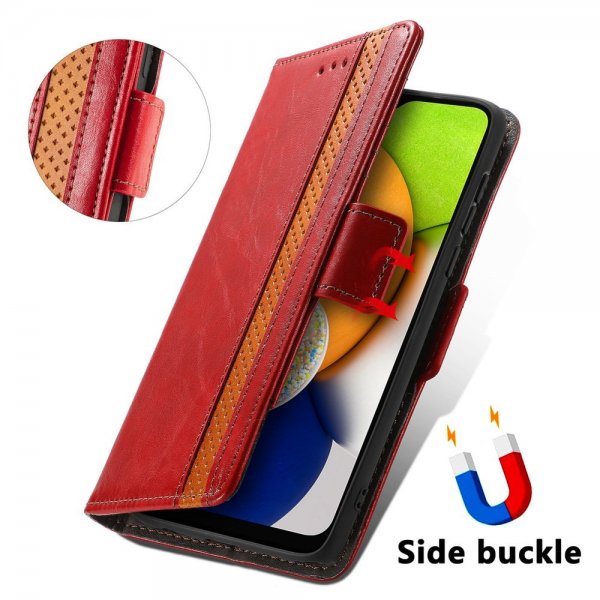 Samsung Galaxy A03 Etui Stripe Rød