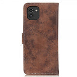 Samsung Galaxy A03 Etui Vintage Brun