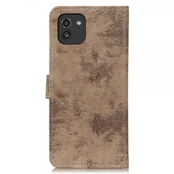 Samsung Galaxy A03 Etui Vintage Khaki