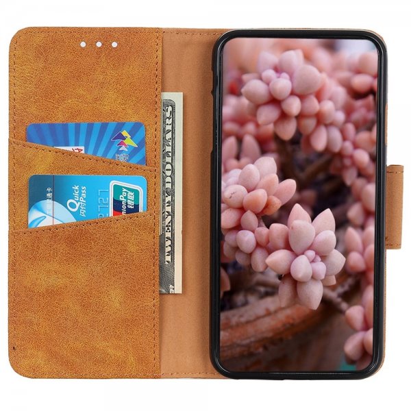 Samsung Galaxy A03 Etui Vintage Lysebrun