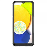 Samsung Galaxy A03 Deksel Dekkmønster Stativfunksjon Svart