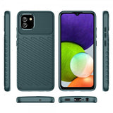 Samsung Galaxy A03 Deksel Thunder Series Grønn