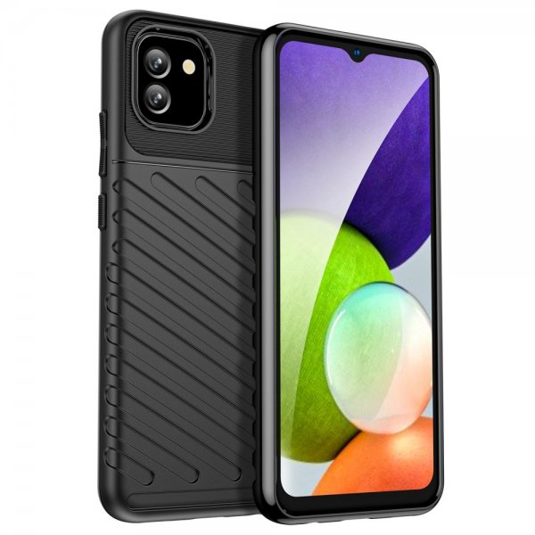Samsung Galaxy A03 Deksel Thunder Series Svart