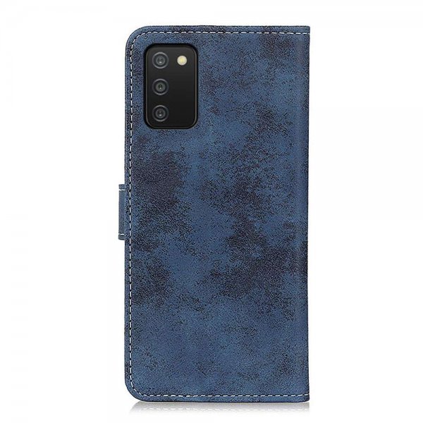 Samsung Galaxy A03s Etui Vintage Blå