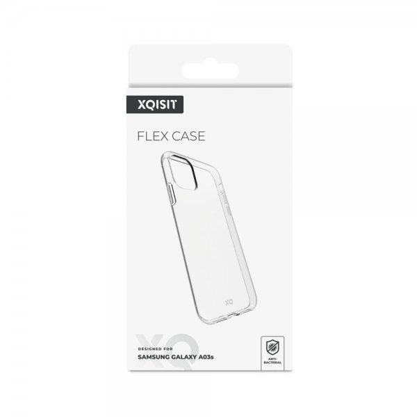 Xqisit Samsung Galaxy A03s Deksel Flex Case Transparent