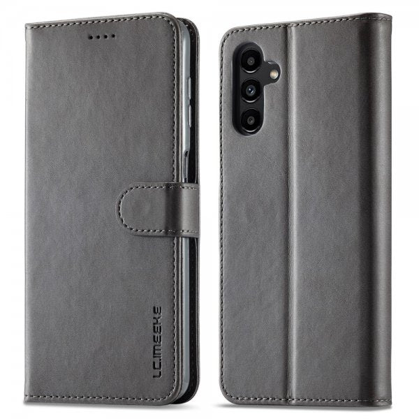 Lc.Imeeke Samsung Galaxy A04s/Galaxy A13 5G Etui med Kortlomme stativfunksjon Grå