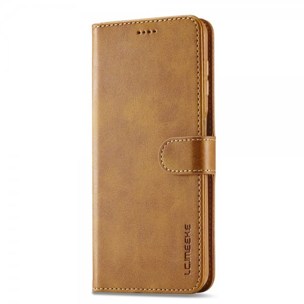 Lc.Imeeke Samsung Galaxy A04s/Galaxy A13 5G Etui med Kortlomme stativfunksjon Lysebrun