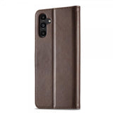 Lc.Imeeke Samsung Galaxy A04s/Galaxy A13 5G Etui med Kortlomme stativfunksjon Mørkebrun