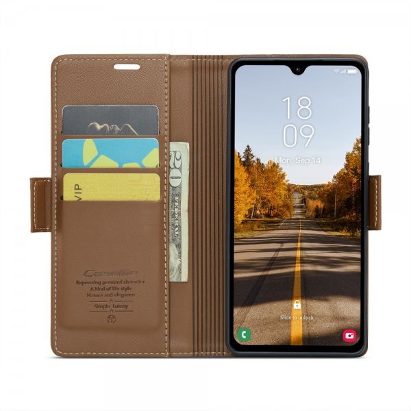 CaseMe Samsung Galaxy A05s Etui 023 Series Brun