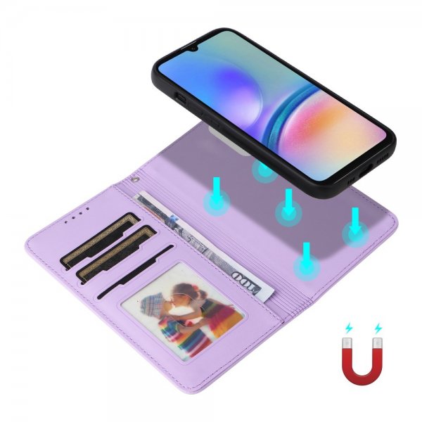 Betopnice Samsung Galaxy A05s Etui Avtagbart Deksel 005 Lilla