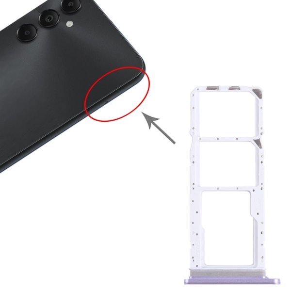 Samsung Galaxy A05S SIM-kortholder - Lilla