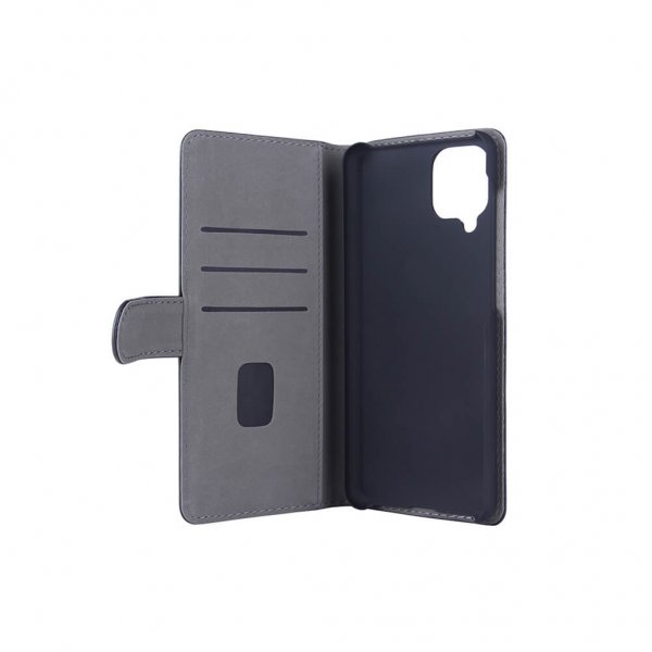 Gear Samsung Galaxy A12 Etui med Kortlomme Svart