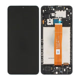 Samsung Samsung Galaxy A12 Skjerm med LCD Display Original - Svart