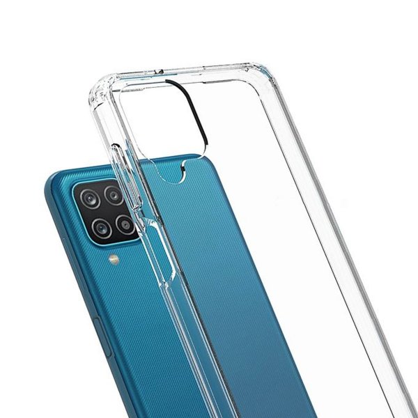 Rvelon Samsung Galaxy A12 Deksel Støtsikker Transparent