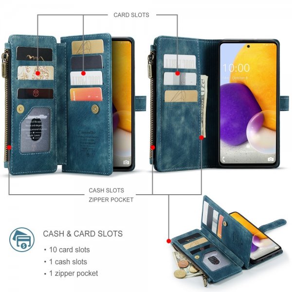 CaseMe Samsung Galaxy A13 4G Etui C30 Series Petrol