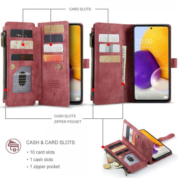 CaseMe Samsung Galaxy A13 4G Etui C30 Series Rød