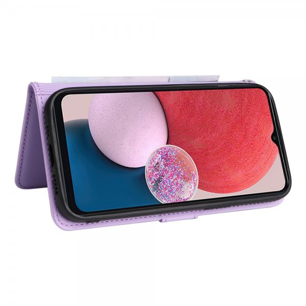 Betopnice Samsung Galaxy A13 4G Etui Avtagbart Deksel 005 Lilla