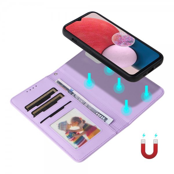 Betopnice Samsung Galaxy A13 4G Etui Avtagbart Deksel 005 Lilla