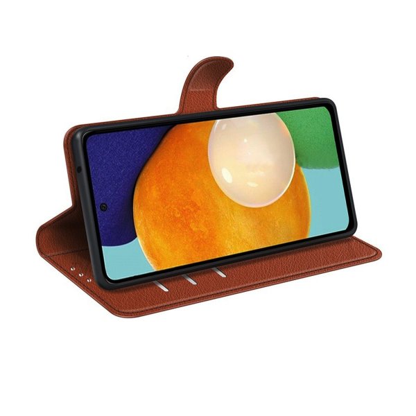 Samsung Galaxy A13 4G Etui med Stativ Brun
