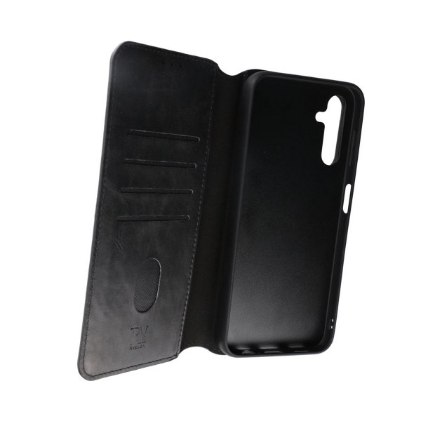 Rvelon Samsung Galaxy A14 Etui Detachable Wallet Case Svart