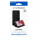 Vivanco Samsung Galaxy A14 Etui Pure Wallet Svart