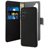 Puro Samsung Galaxy A15 Etui Wallet Detachable 2 in 1 Svart